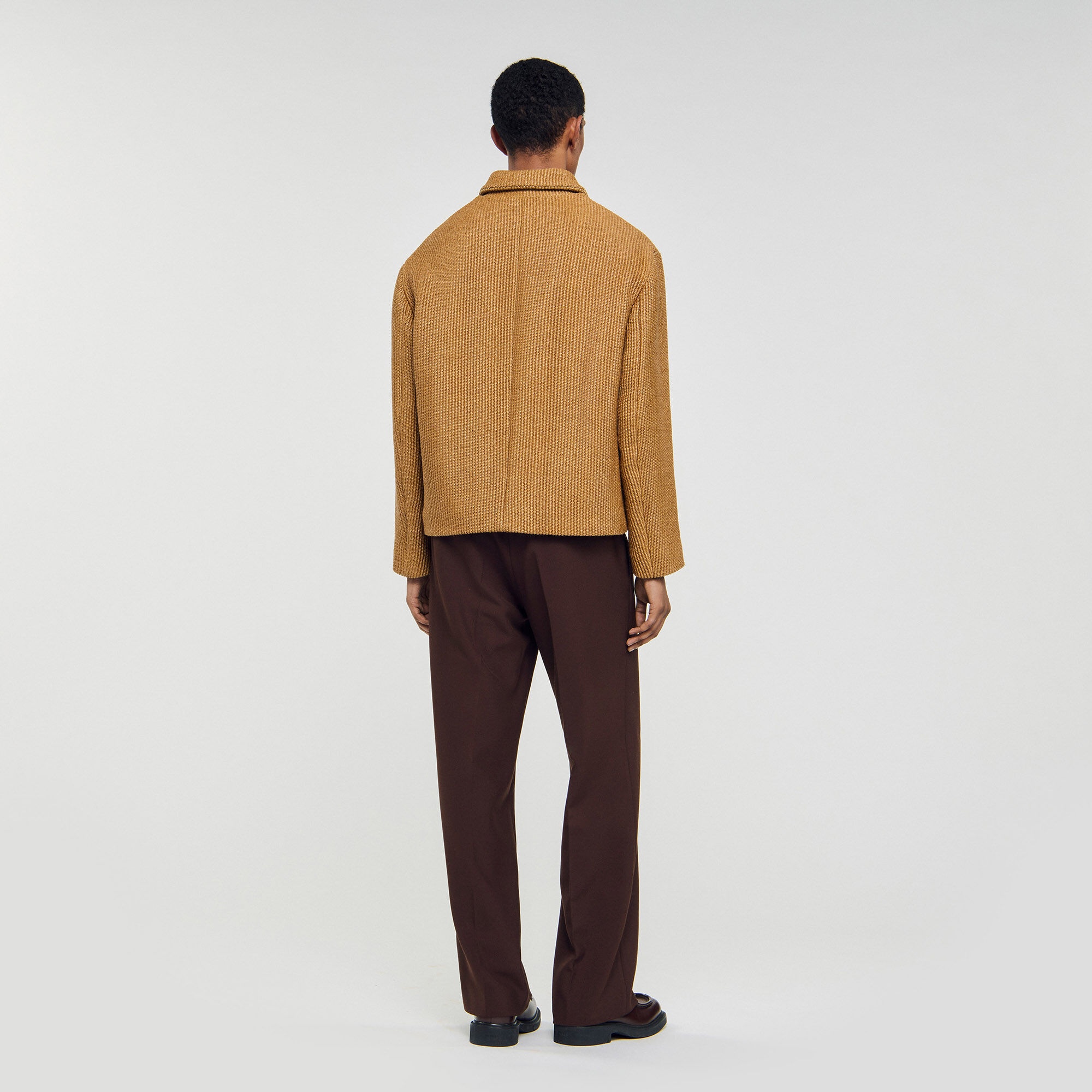 WOVEN RAFFIA JACKET - 5