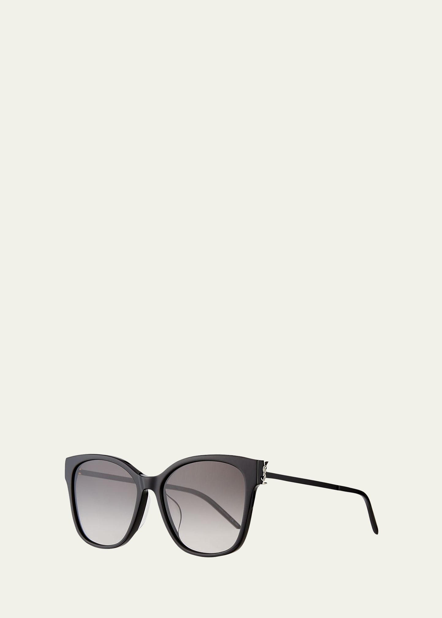 Square Acetate & Metal Sunglasses - 2