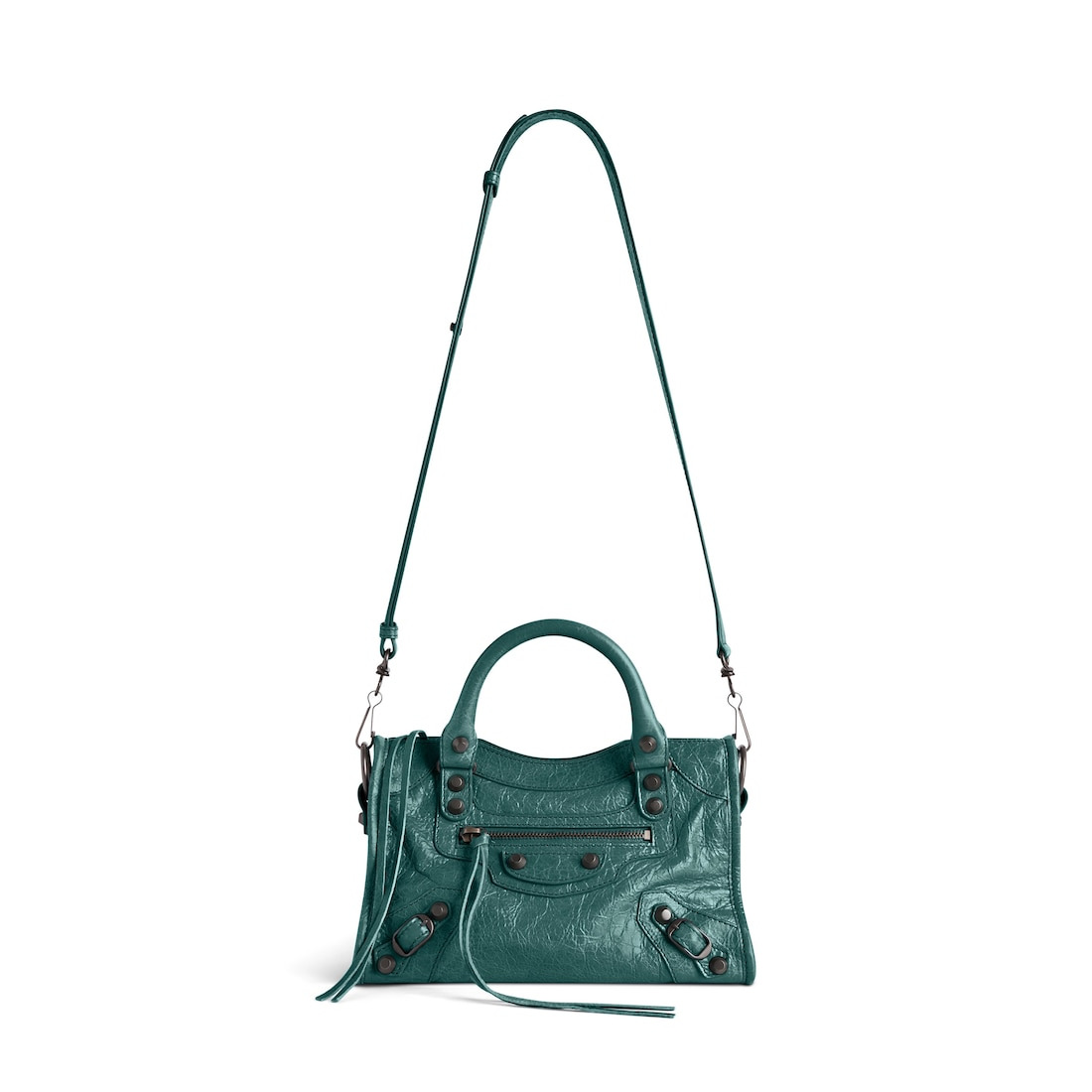 Women's Le City Bag Mini in Dark Emerald - 4