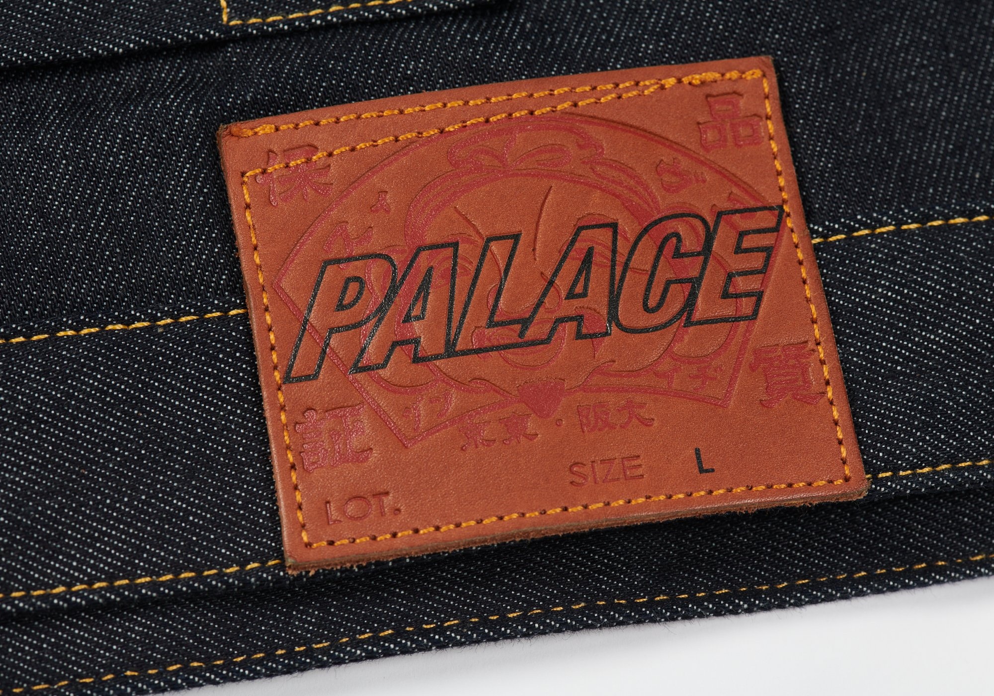 PALACE EVISU CLASSIC SEAGULL DENIM JACKET INDIGO RAW - 6