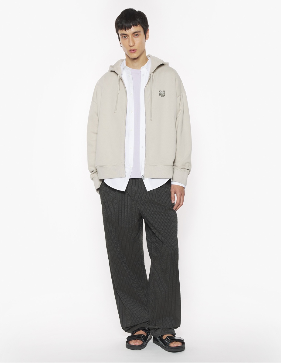 BOLD FOX HEAD PATCH FULLZIP OVERSIZE HOODIE - 2