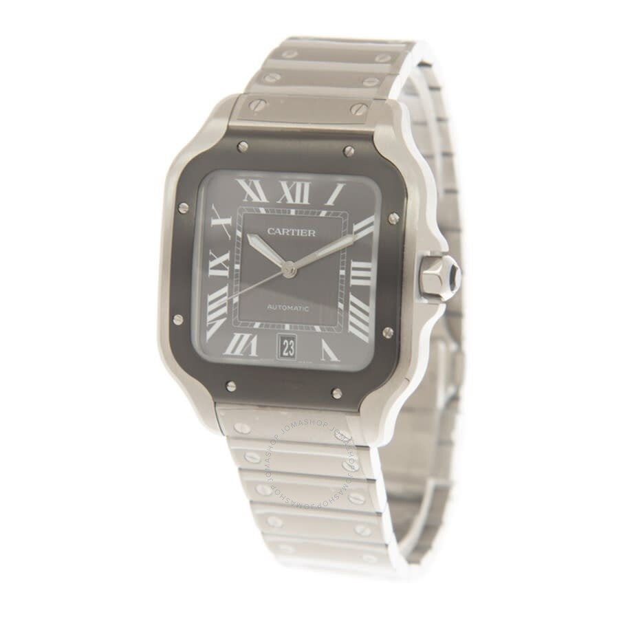 Cartier Santos Large Model Automatic Grey Dial Men's Watch WSSA0037 - 4