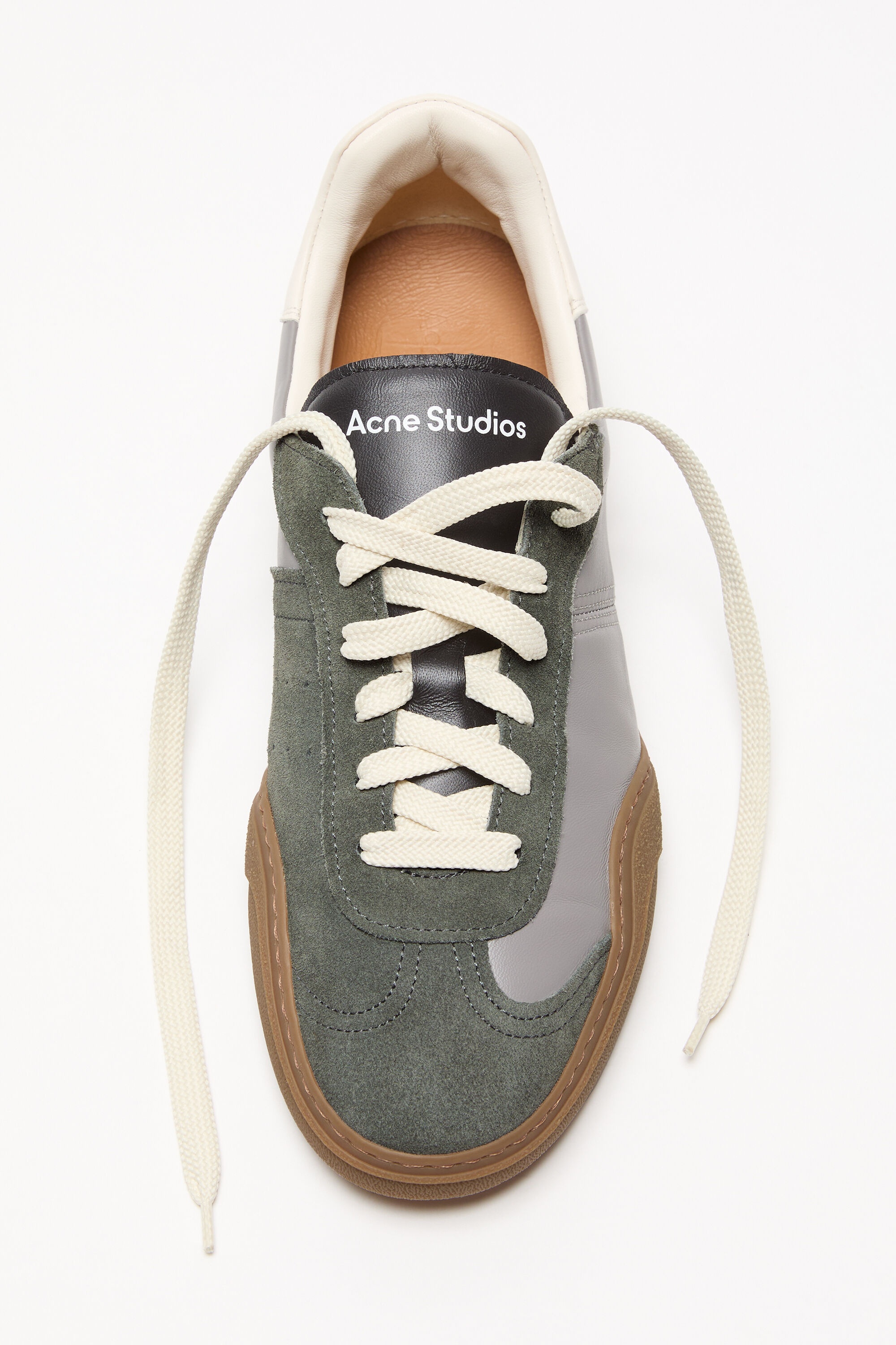 Acne Studios 'BARS' YELLOW LEATHER SNEAKERS | lungolivigno