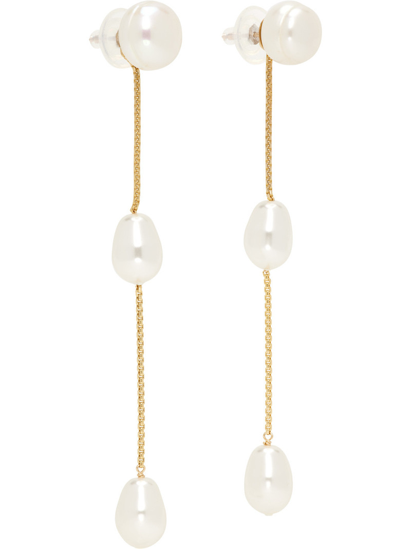 Sophie Buhai Small Pearl Drop Earrings outlook