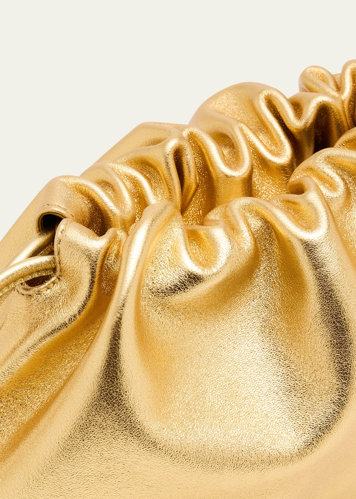 Flamenco Metallic Leather Shoulder Bag - 5