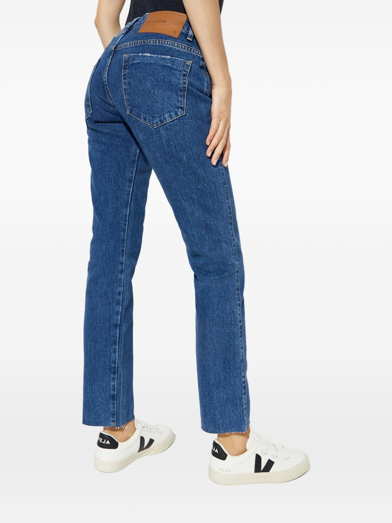 Truckers raw-edge jeans 4