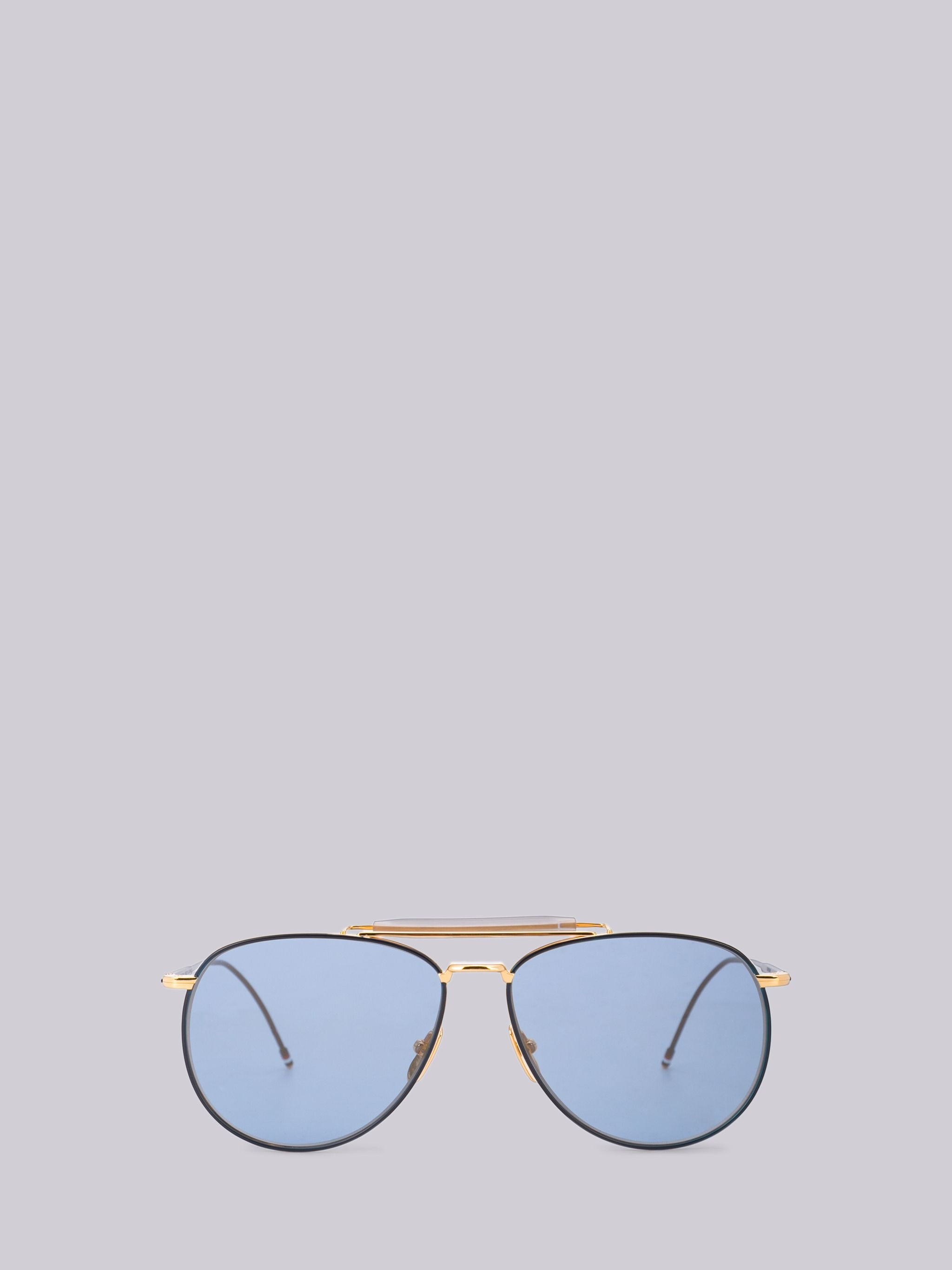 TB015 - Gold Aviator Sunglasses - 1