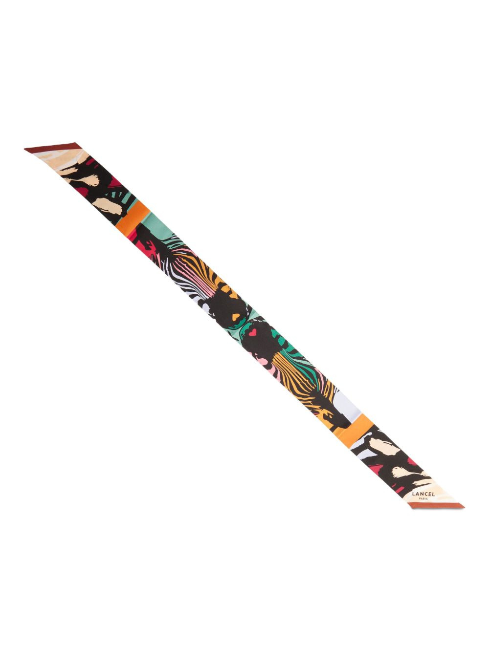 Zebra Mania silk headband - 2