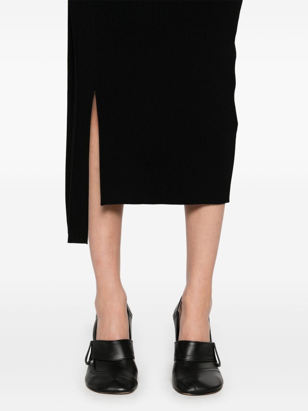 ribbed midi skirt - 5