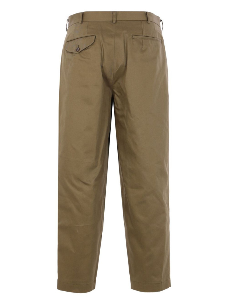 Comme des Garçons Homme Plus pleated straight-leg trousers outlook