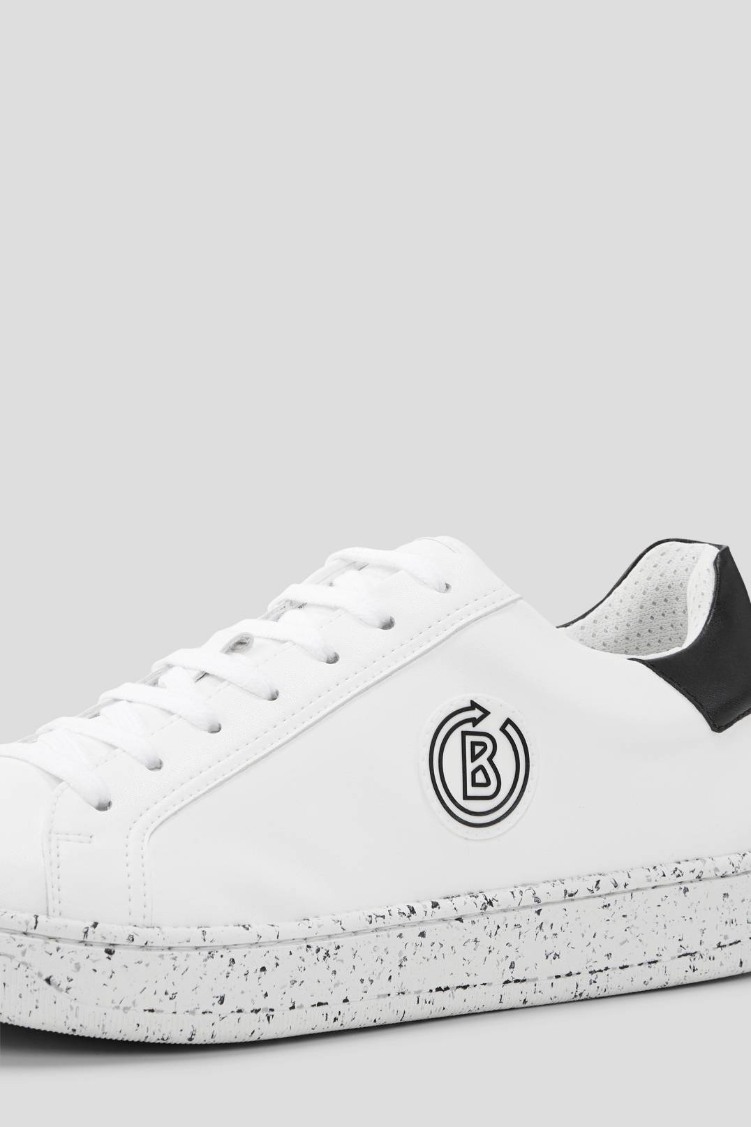 MALMÖ SUSTAINABLE SNEAKERS IN WHITE/BLACK - 4