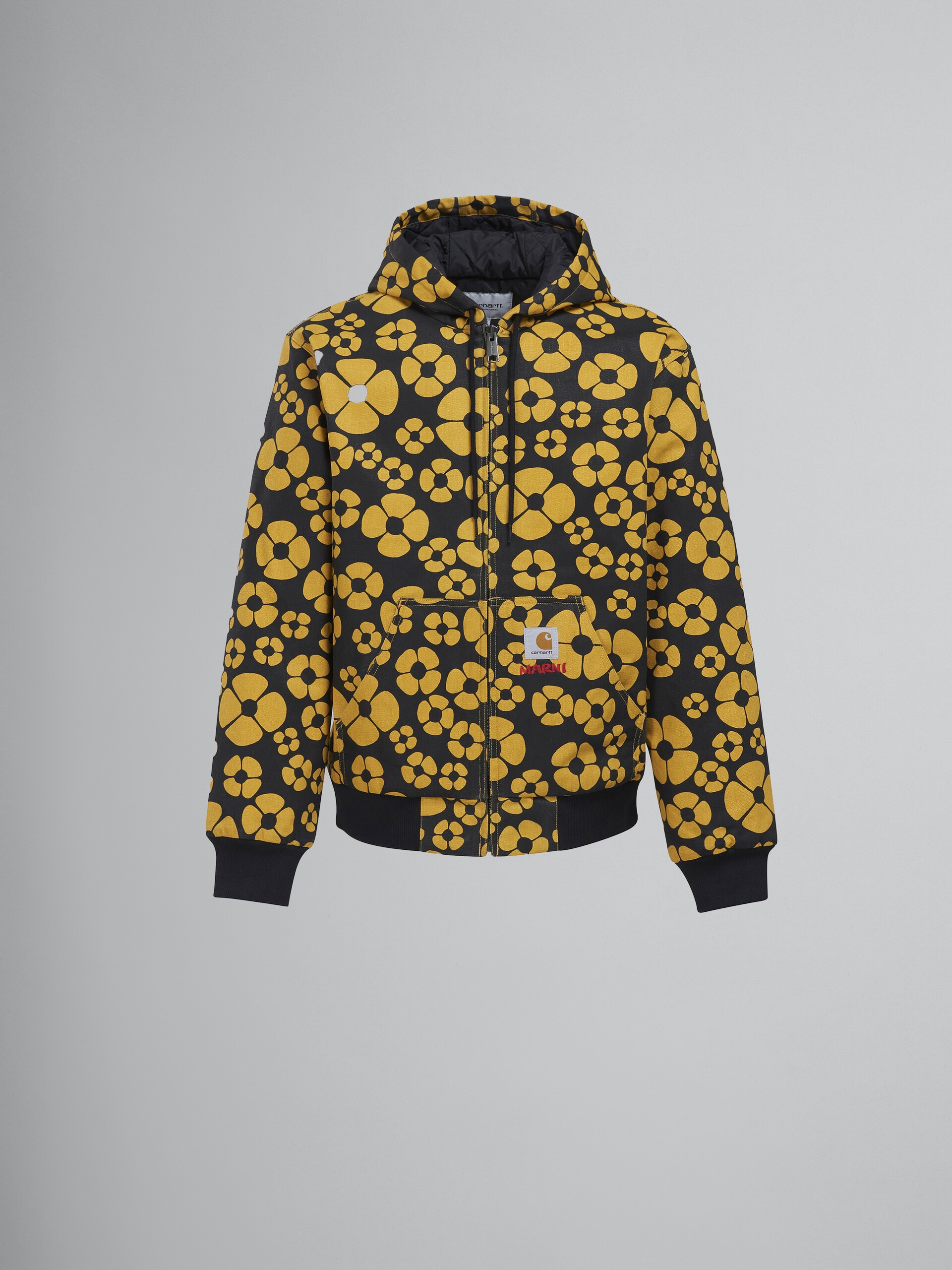 Marni MARNI X CARHARTT WIP - YELLOW LONG-SLEEVED FLORAL JACKET