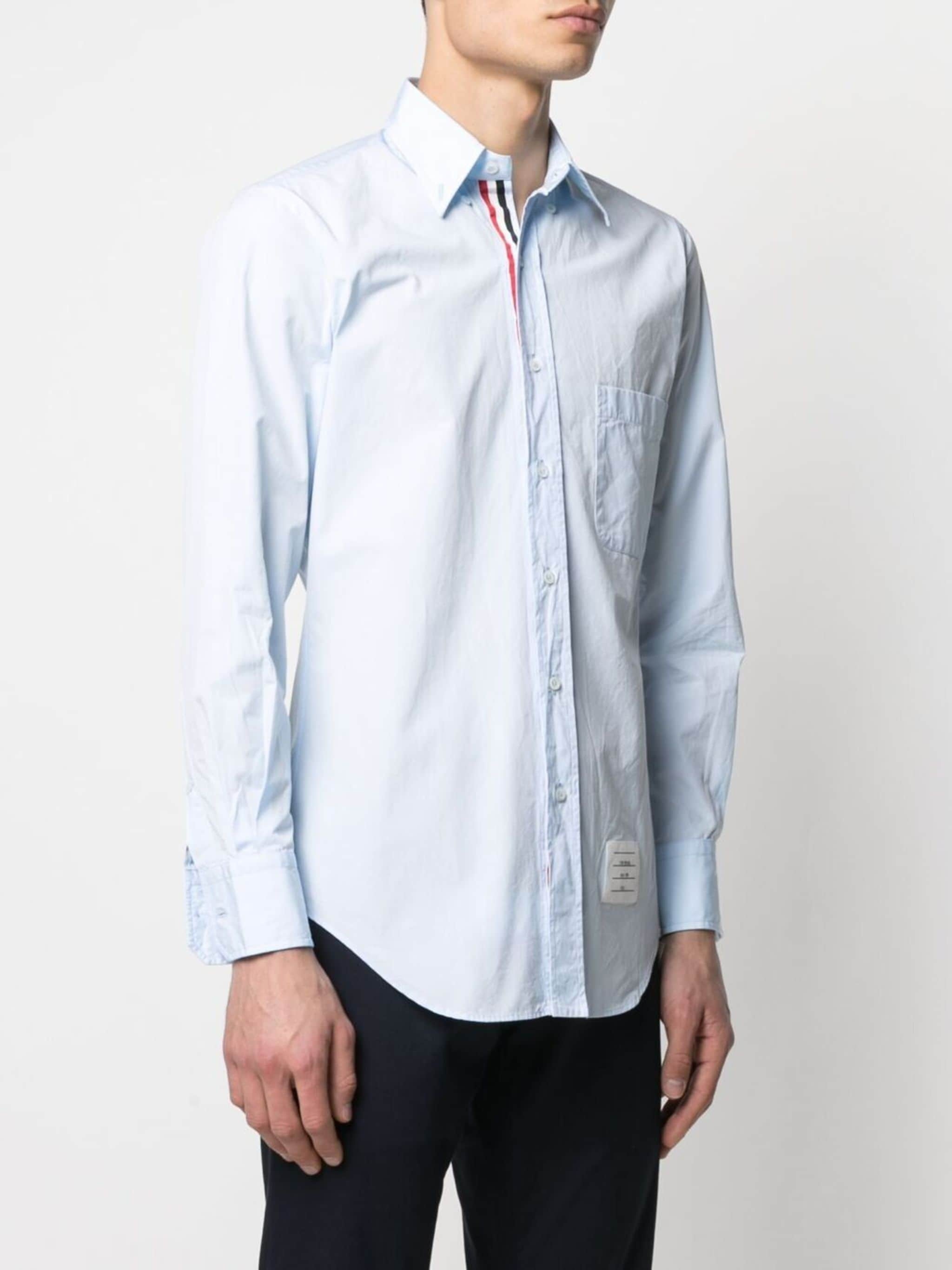 long-sleeve button-fastening shirt - 3