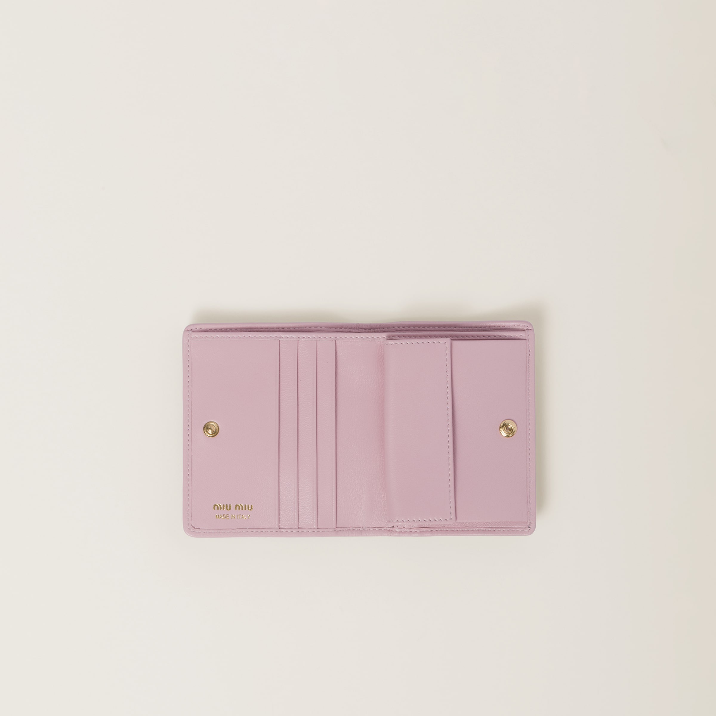 Small matelassé nappa leather wallet - 2