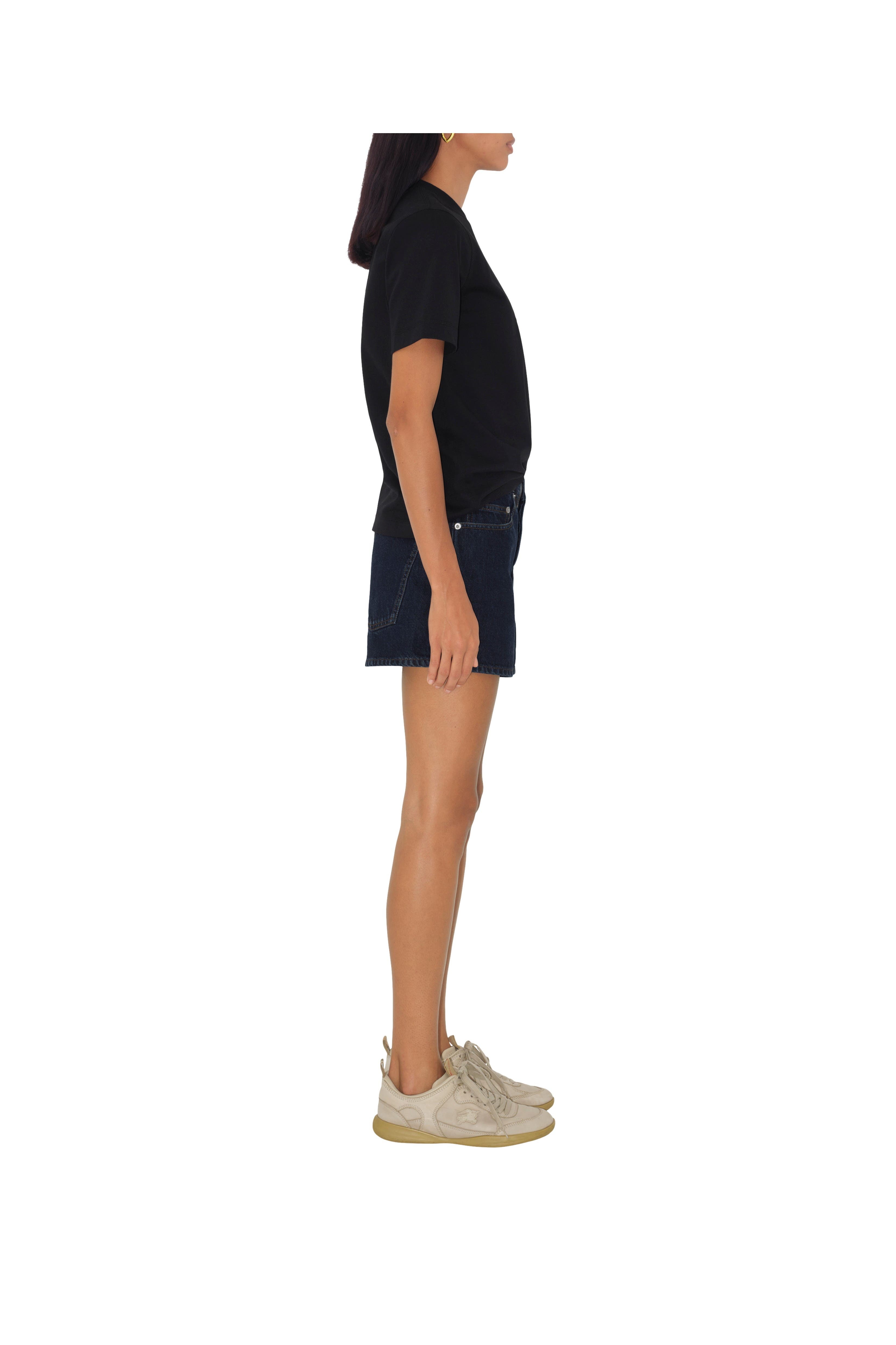 burberry B Crest Cotton T-shirt in Black at Nordstrom - 3