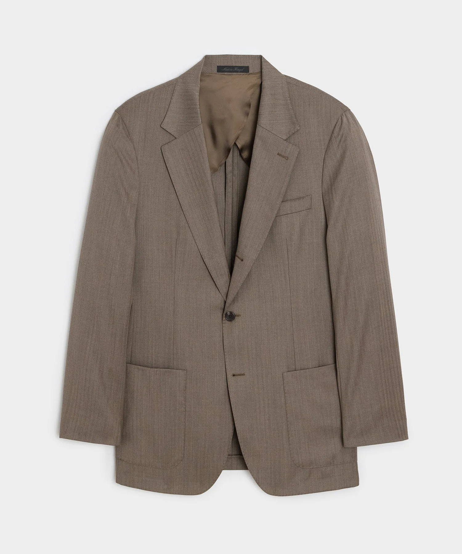 Italian Wool Herringbone Madison Jacket - 1