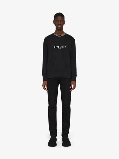 Givenchy GIVENCHY REVERSE SLIM FIT SWEATSHIRT IN FLEECE outlook