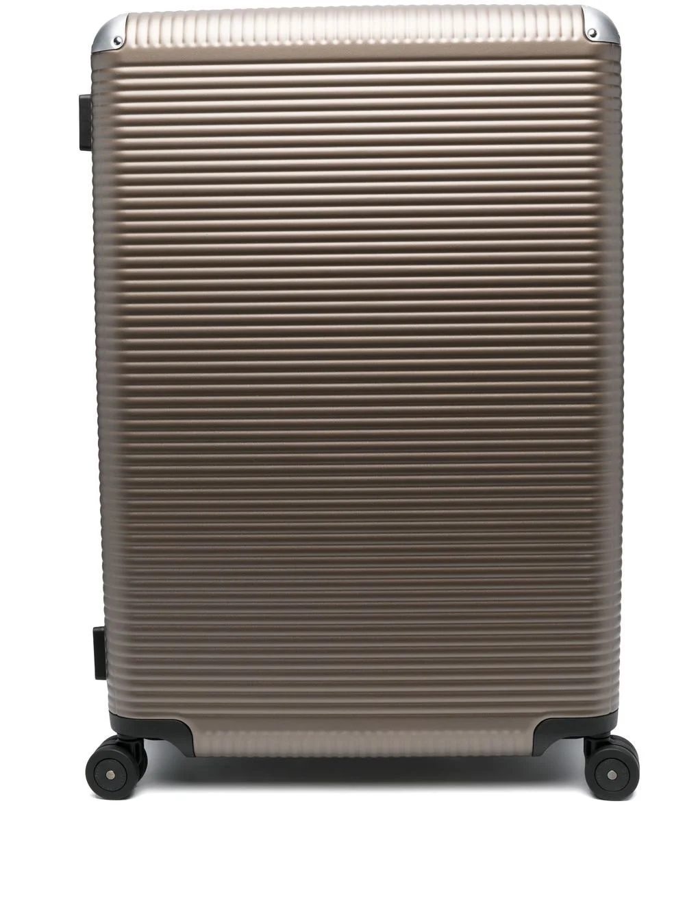 panelled aluminium suitcase - 1