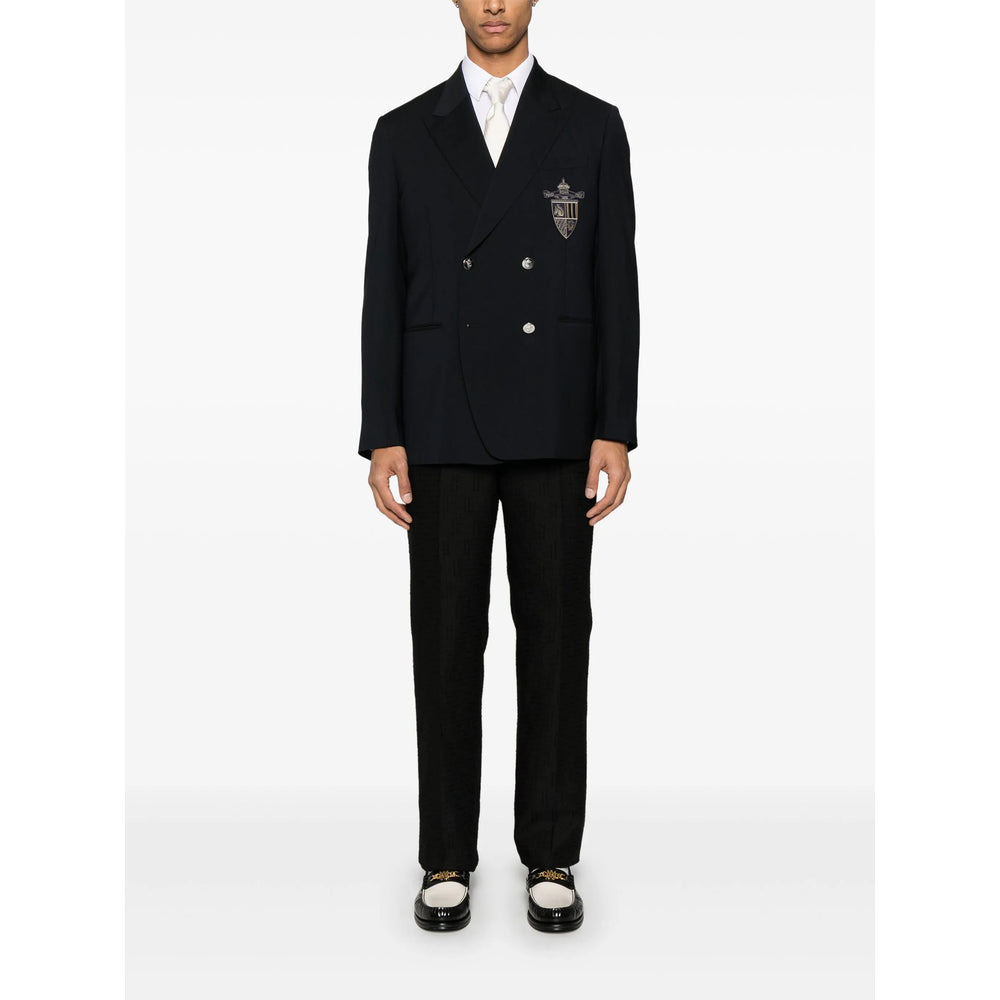 Fendi Black Trousers - Tailored Trousers Men - 5