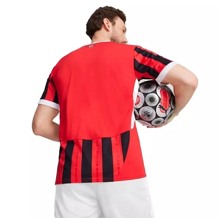 Men's AC Milan 24/25 Home Jersey - Red/Black - 2