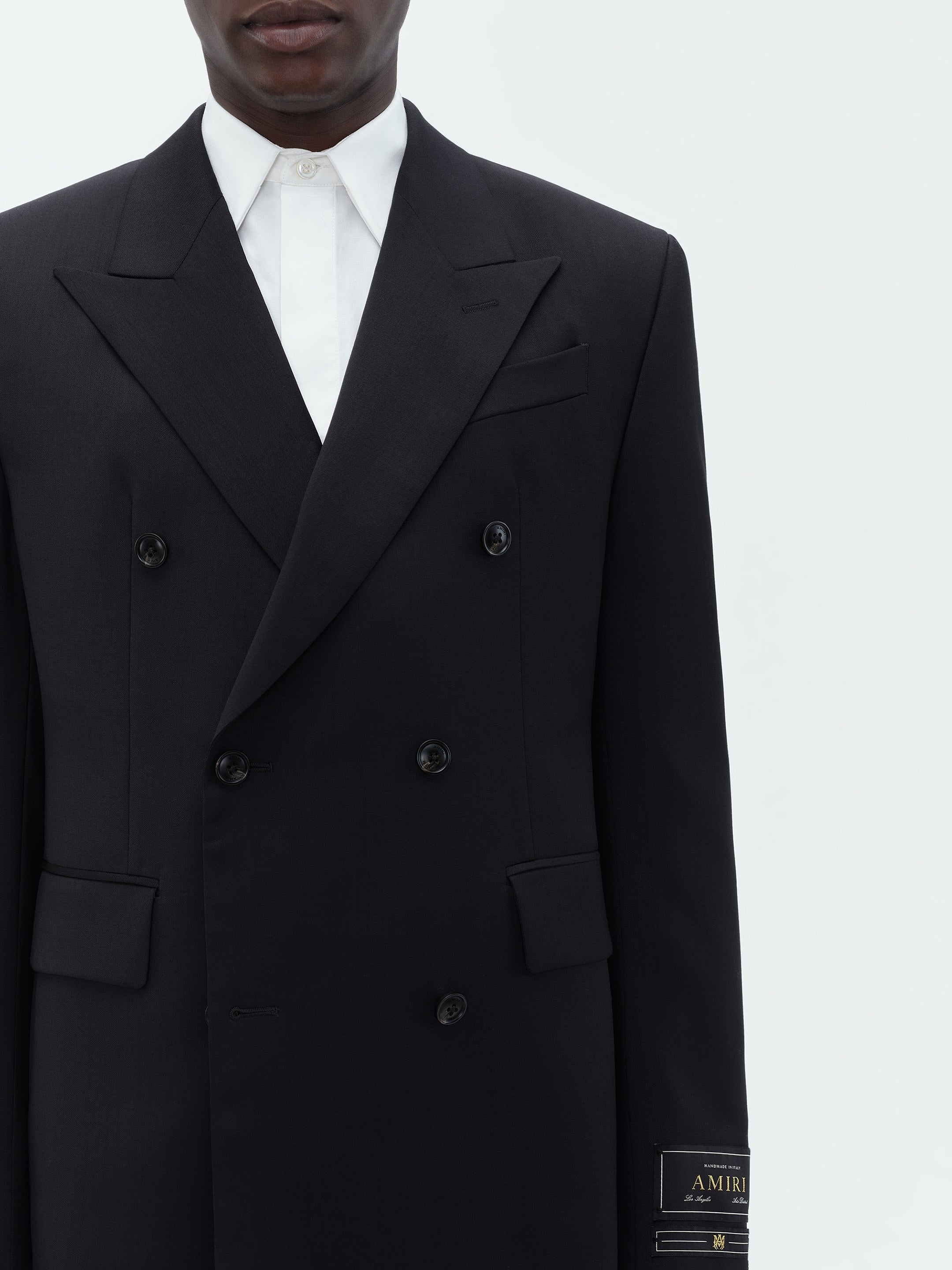 アウターその他 AMIRI Woman Blazer Black PS23WJF003 001 AMIRI DOUBLE BREAST BLAZER-BLACK | amiri | REVERSIBLE