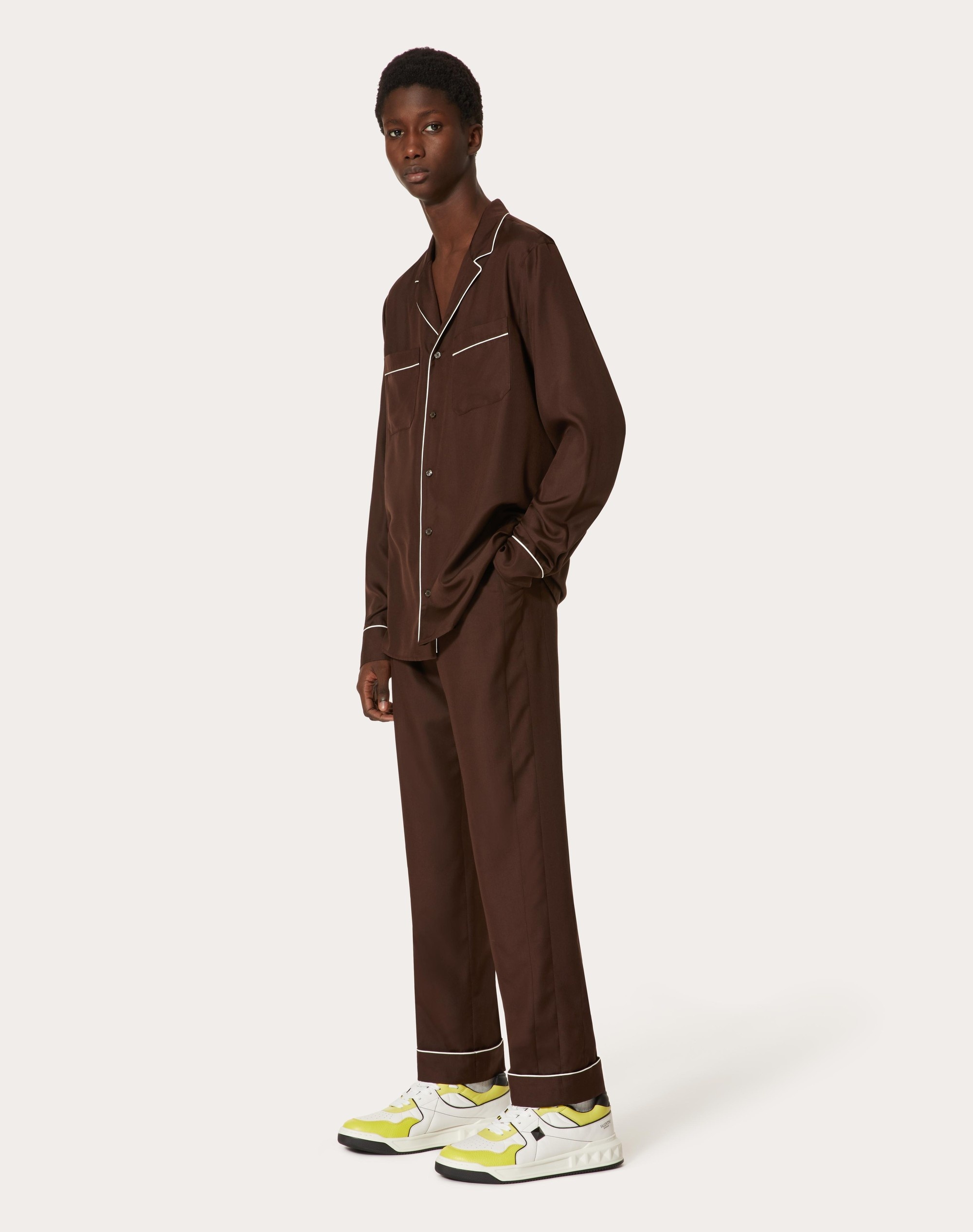 SILK PAJAMA PANTS - 2