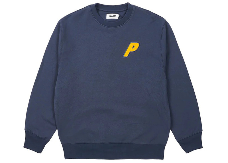 PALACE Palace Fleece Tri-Ferg Crew Navy outlook
