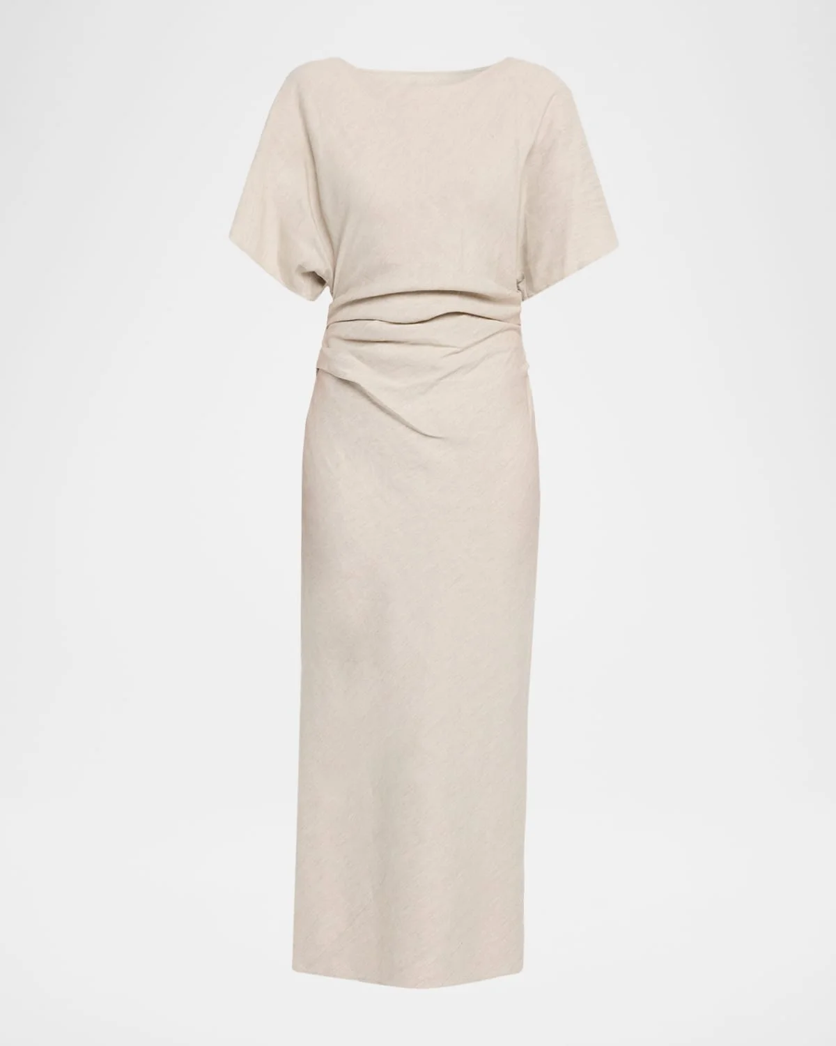 Amelie Linen-Blend Midi Dress - 1