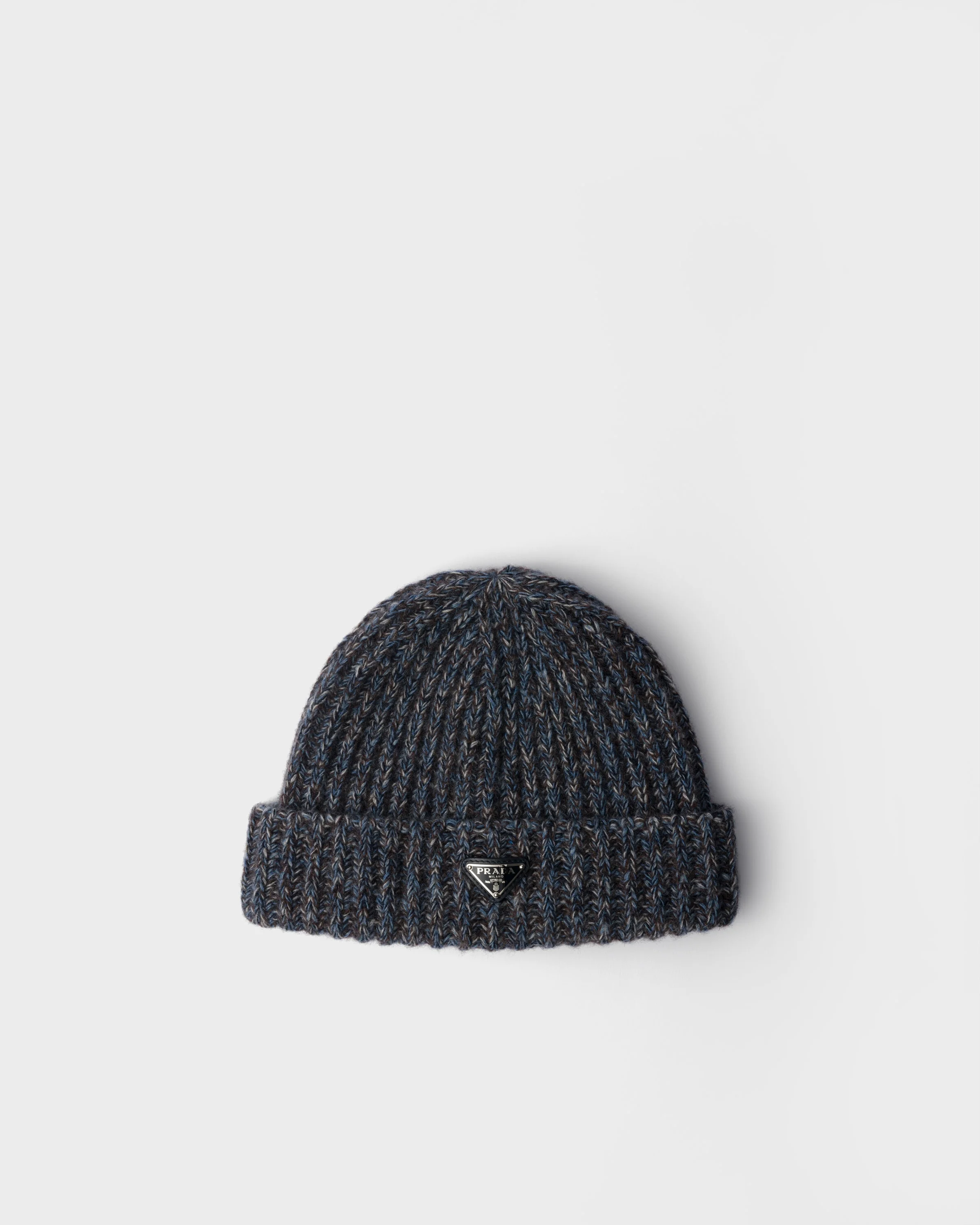 Mouliné cashmere and wool beanie - 1