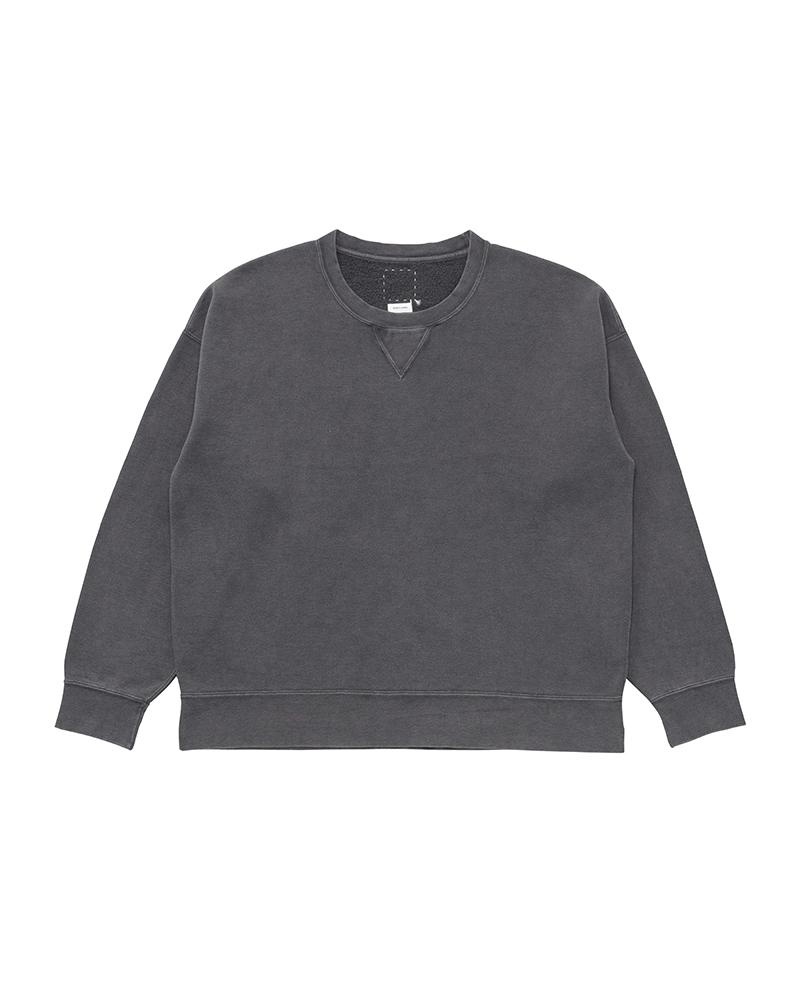 JUMBO SB SWEAT L/S DMGD (U.D.) BLACK - 1