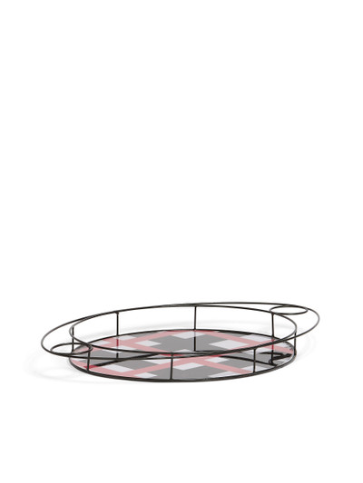 Marni MARNI MARKET OVAL TRAY IN IRON AND CONTRAST RESIN outlook