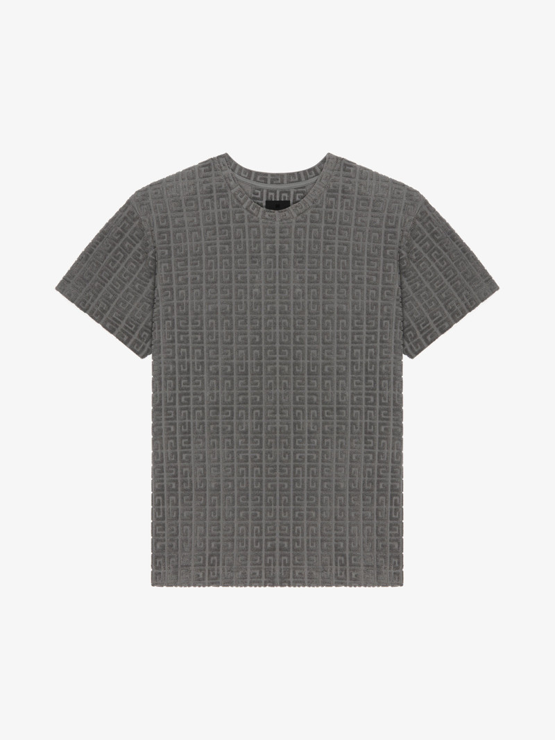 T-SHIRT IN 4G TOWELLING COTTON JACQUARD 1