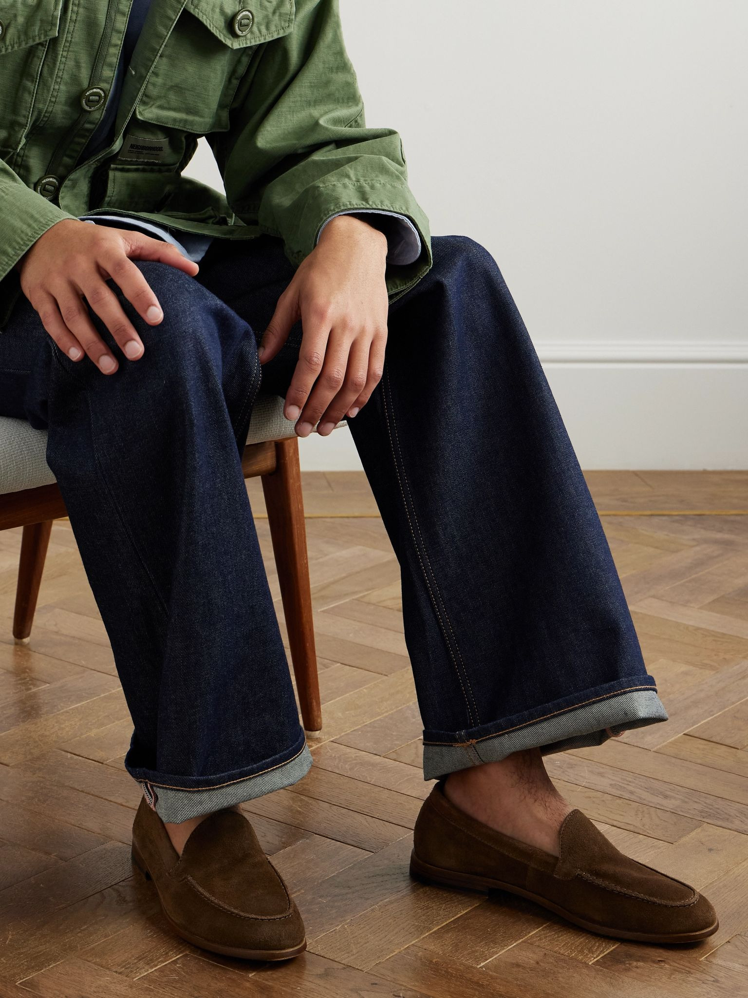 Henri Summer Suede Loafers Tan - 2
