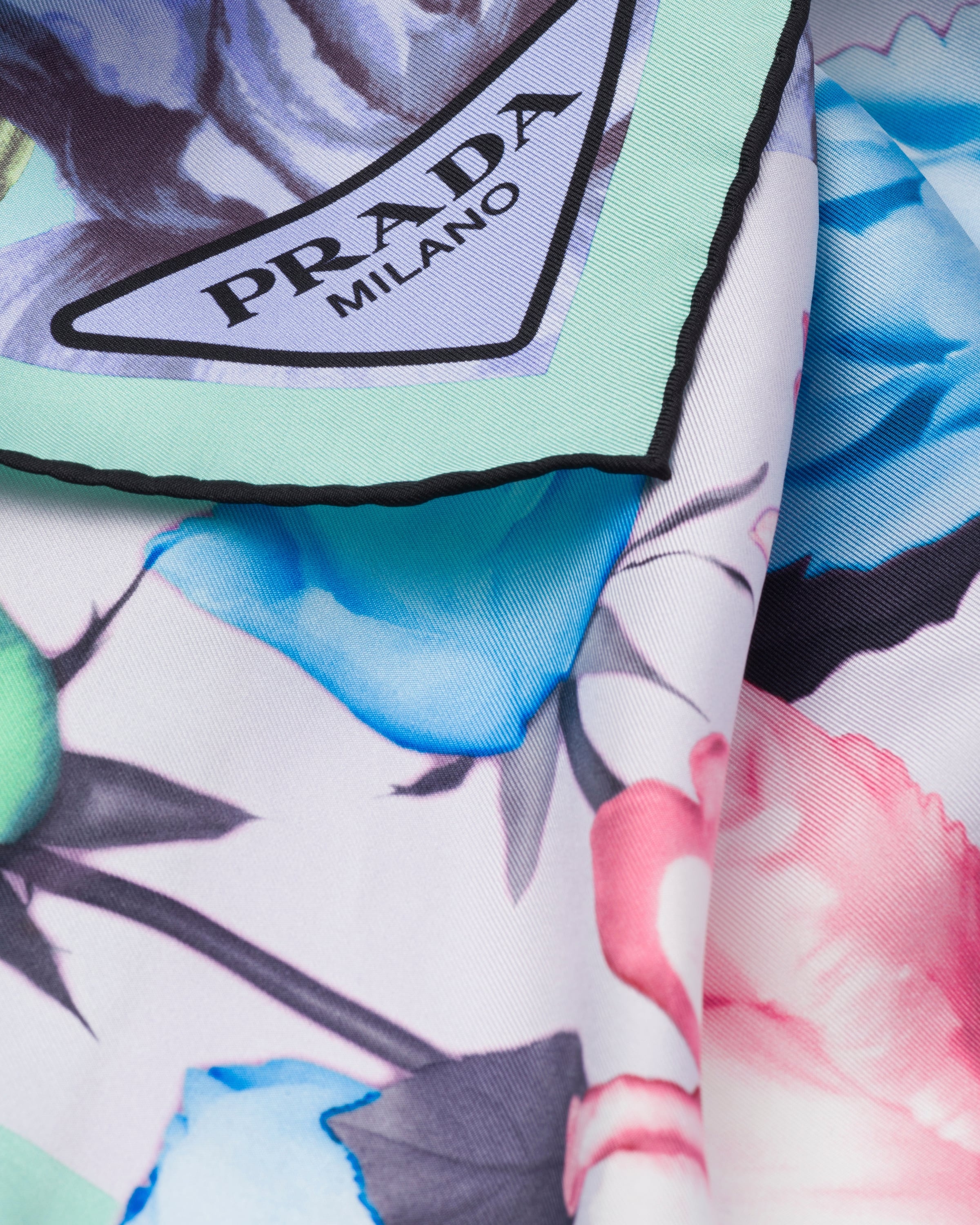 Printed twill scarf - 2