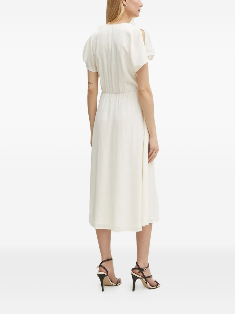 BOSS V-neck midi dress outlook