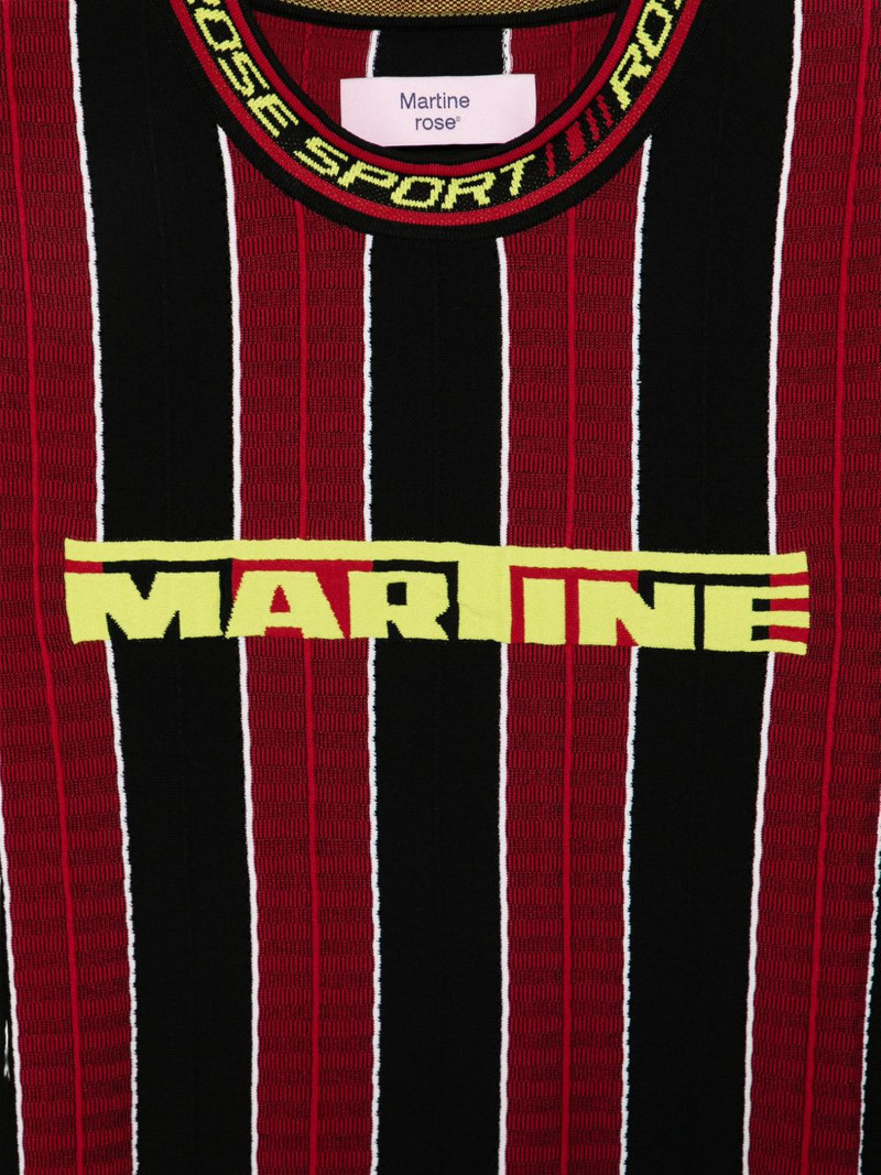 striped logo T-shirt 3