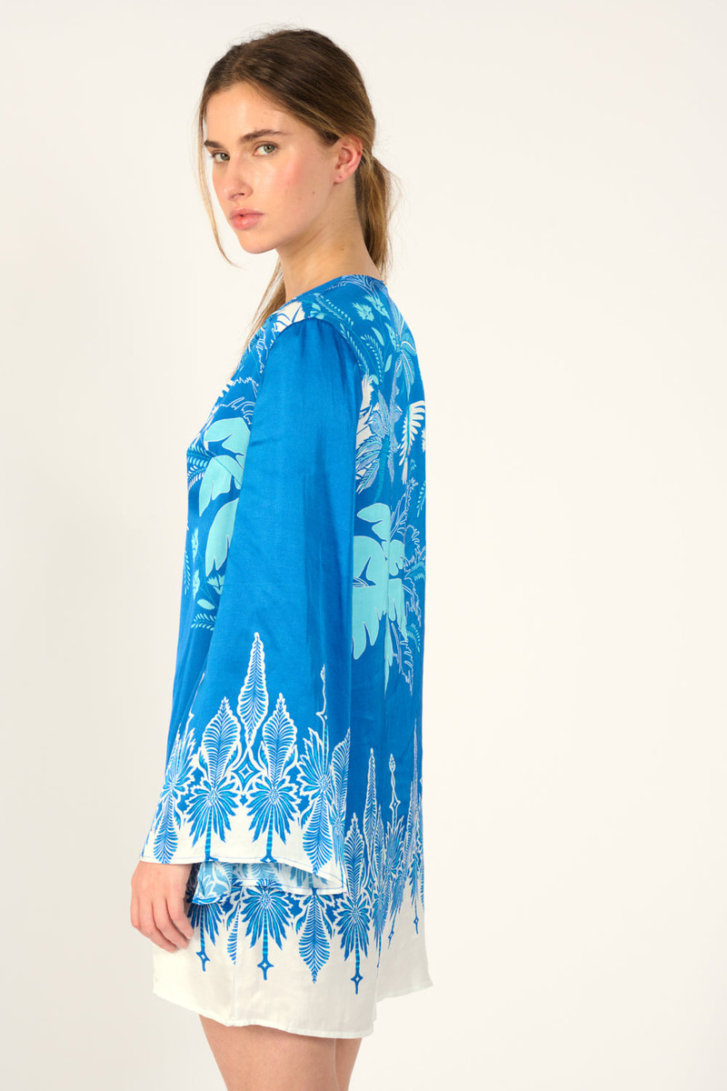 Mini Dress Gia - Blue Canopy 3