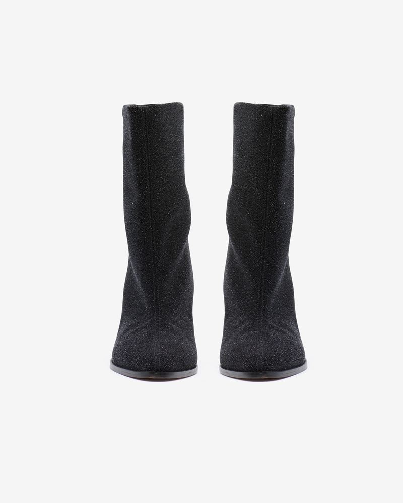 ROUXA GLITTER SUEDE LEATHER BOOTS - 4