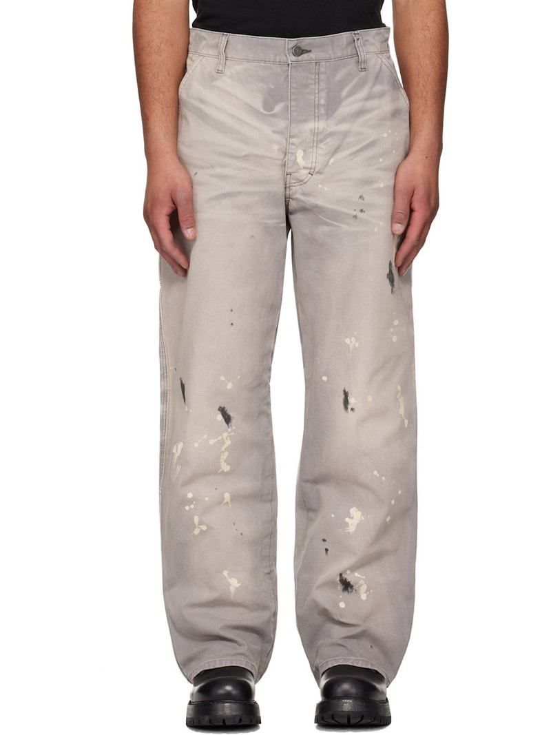 Gray Underground Painter Trousers 1