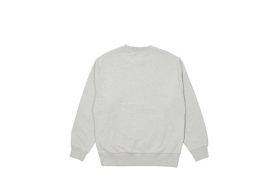 PALACE BASICS LOGO CREW GREY MARL outlook