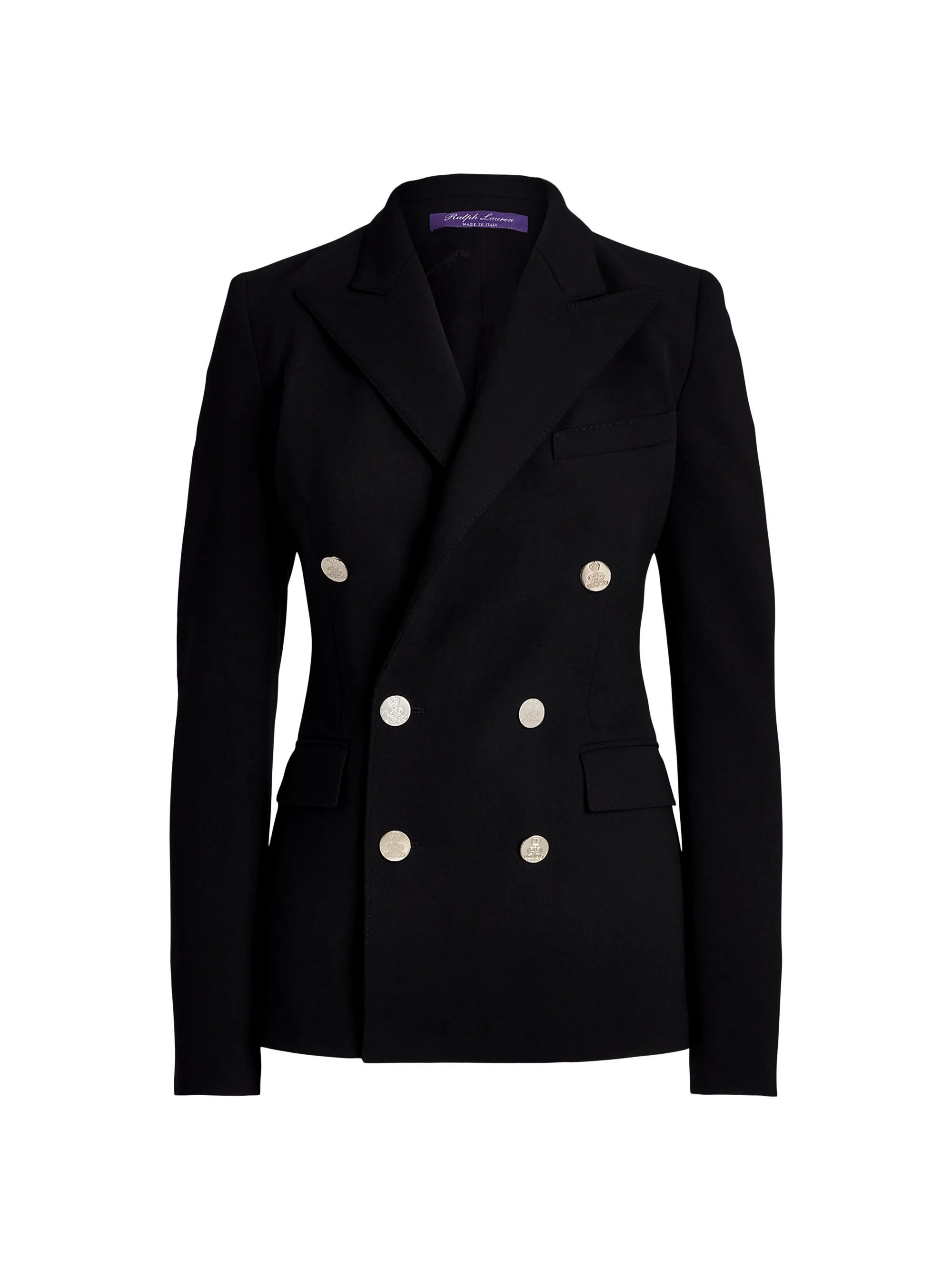 Women's Iconic Style Camden Double-Breasted Blazer - Black - 1