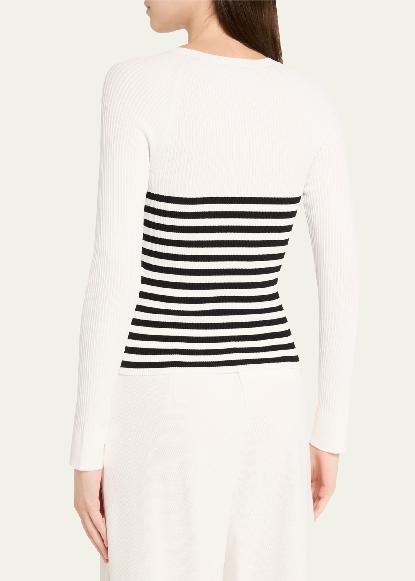 Braies Stripe Ribbed Top - 3