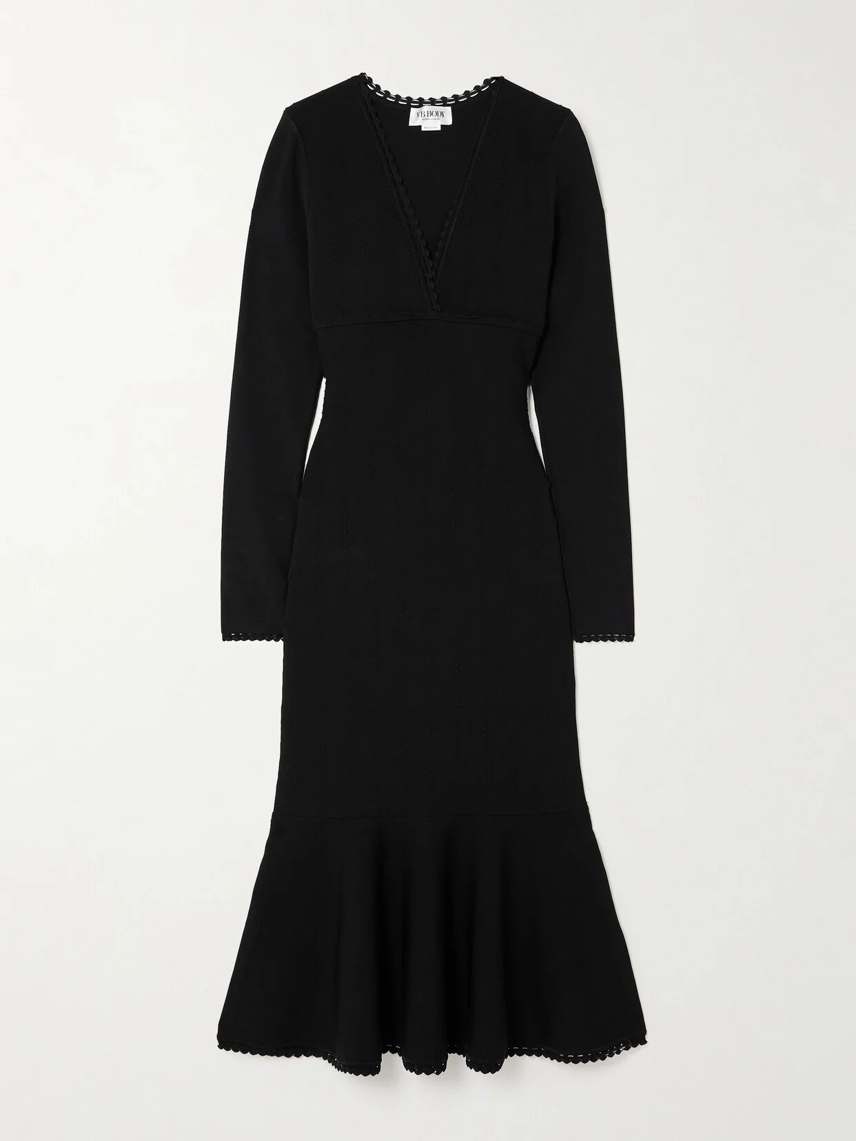 Knitted Midi Dress - 1