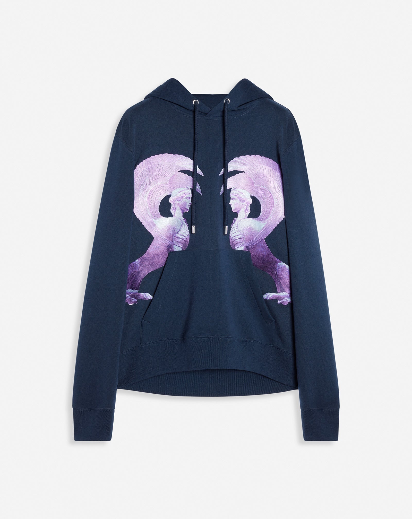 HOODED SWEATER WITH SCI-FI PRINT - 1