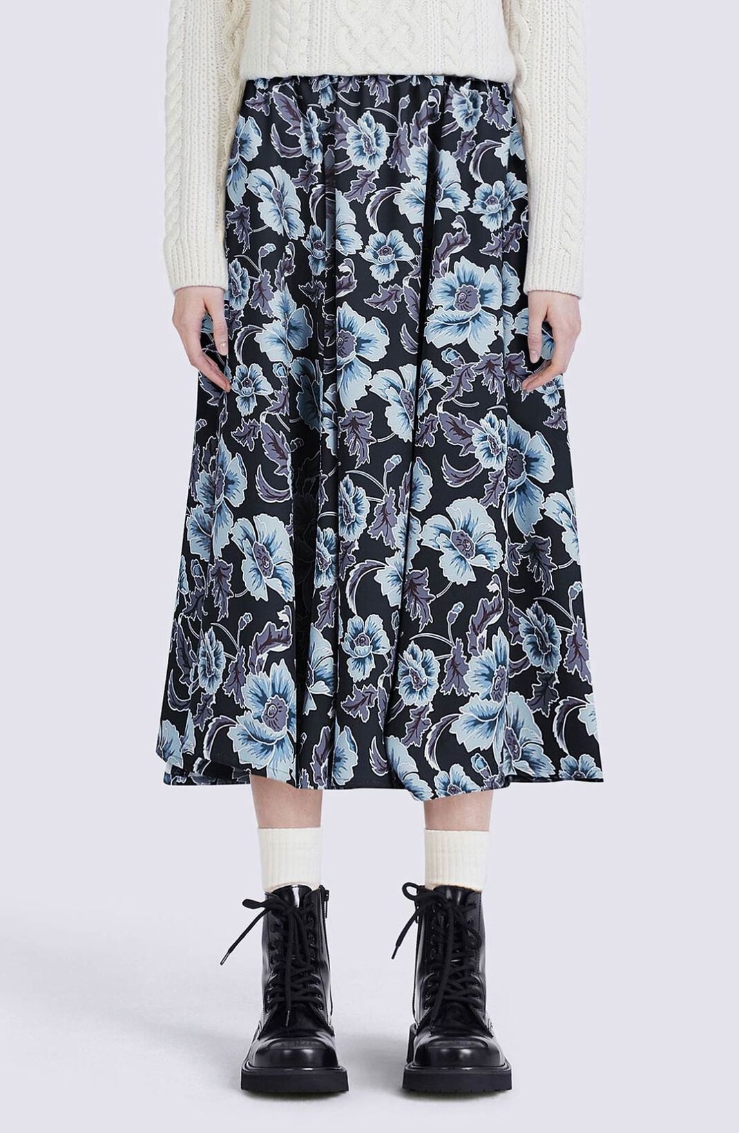 'Jungle Camo' midi skirt - 6