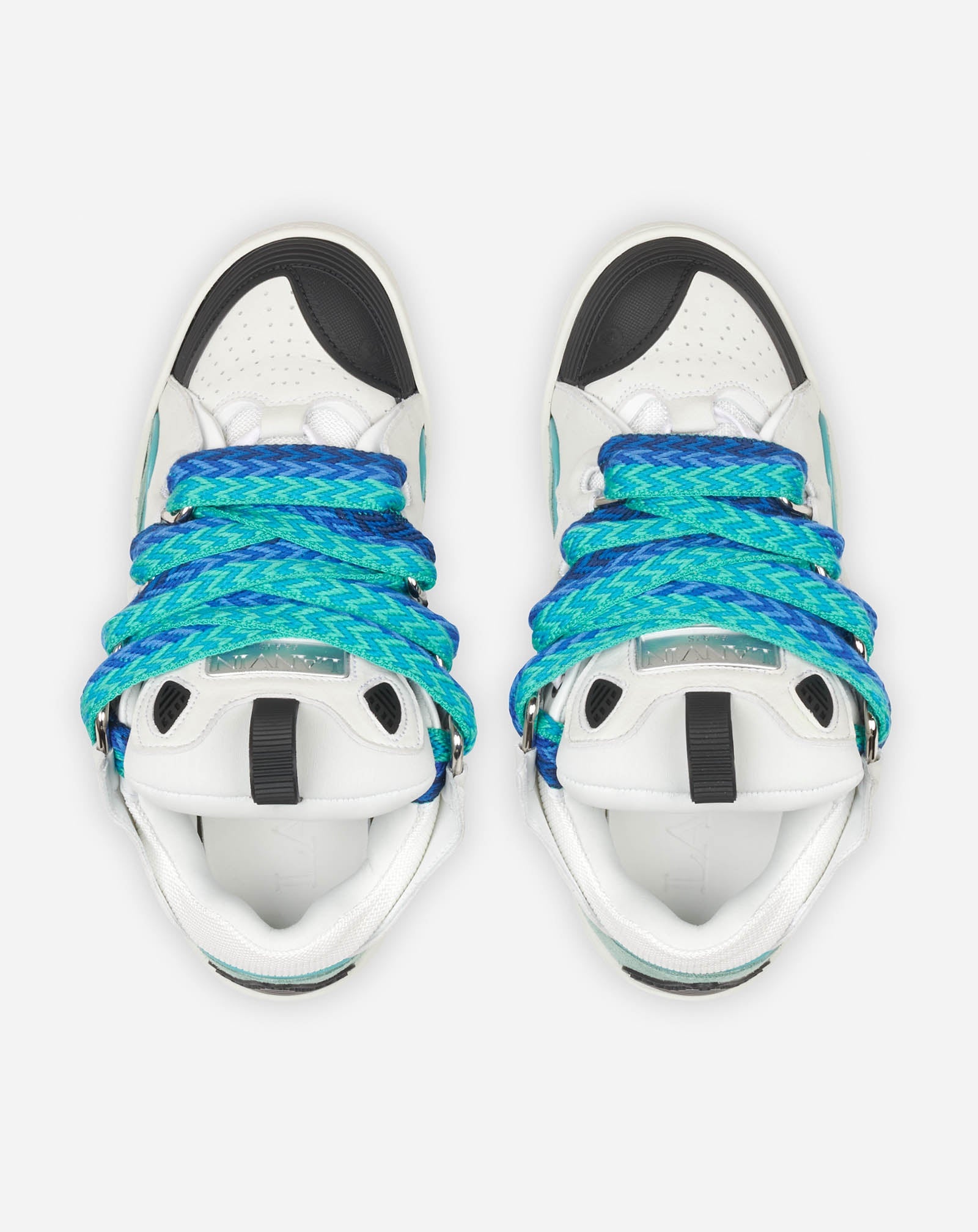 LEATHER CURB SNEAKERS - 4