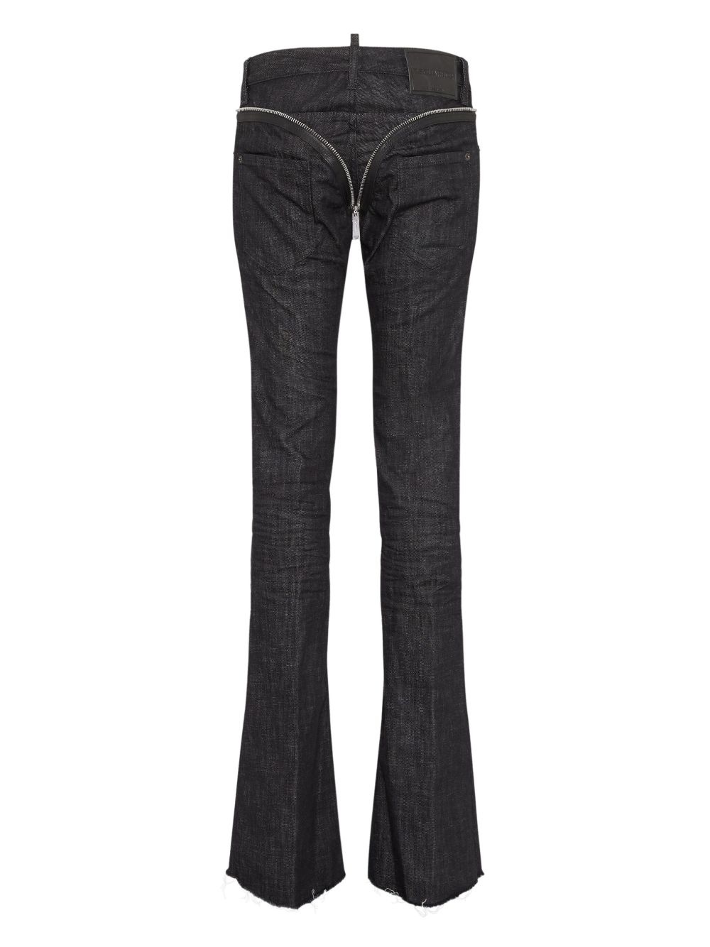 zip-detailing jeans - 2