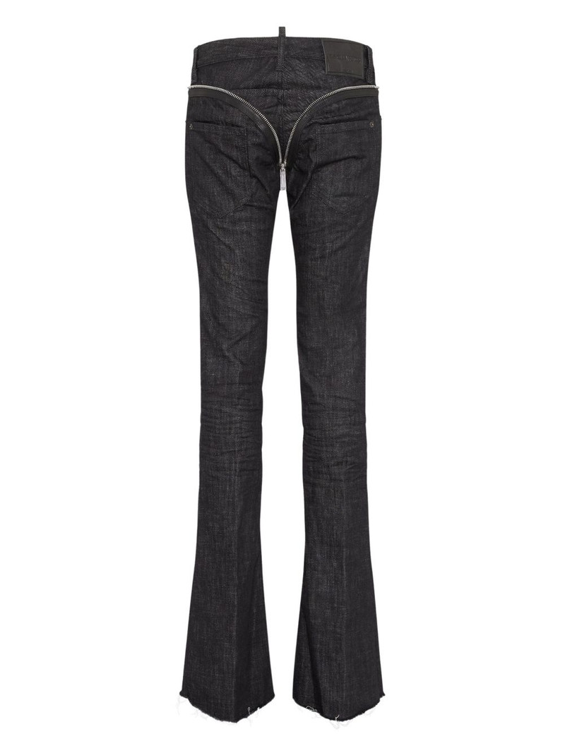 DSQUARED2 zip-detailing jeans outlook