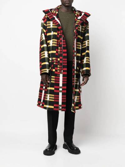 Vivienne Westwood geometric hooded coat outlook