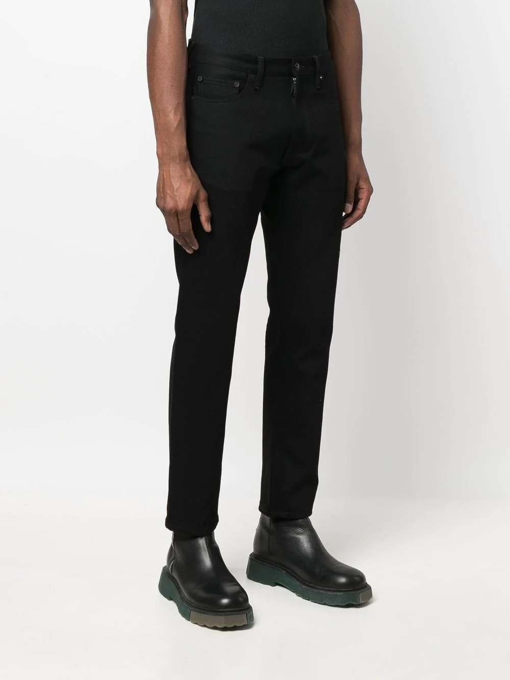 mid-rise slim fit jeans - 4